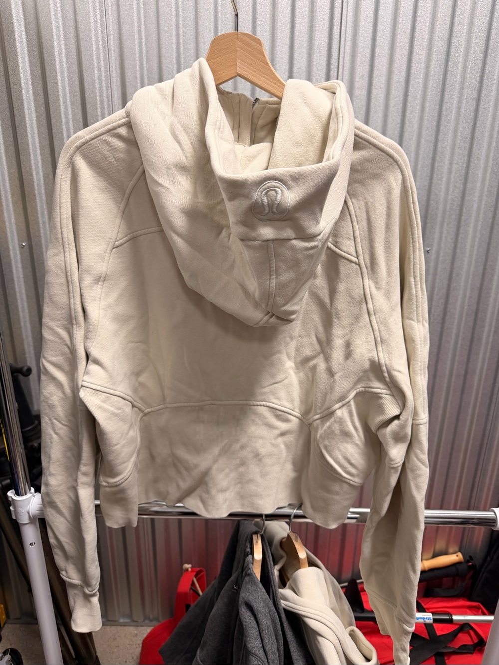 Lululemon Scuba Oversized Half-Zip Hoodie - XL/XXL - Bone (First Release) - Picture 5 of 5